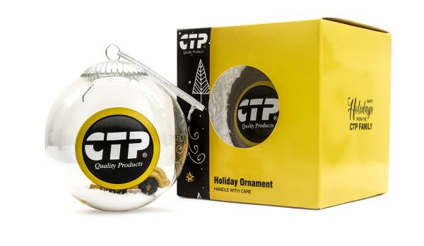 Christmas Ball Ornament With CTP Logo