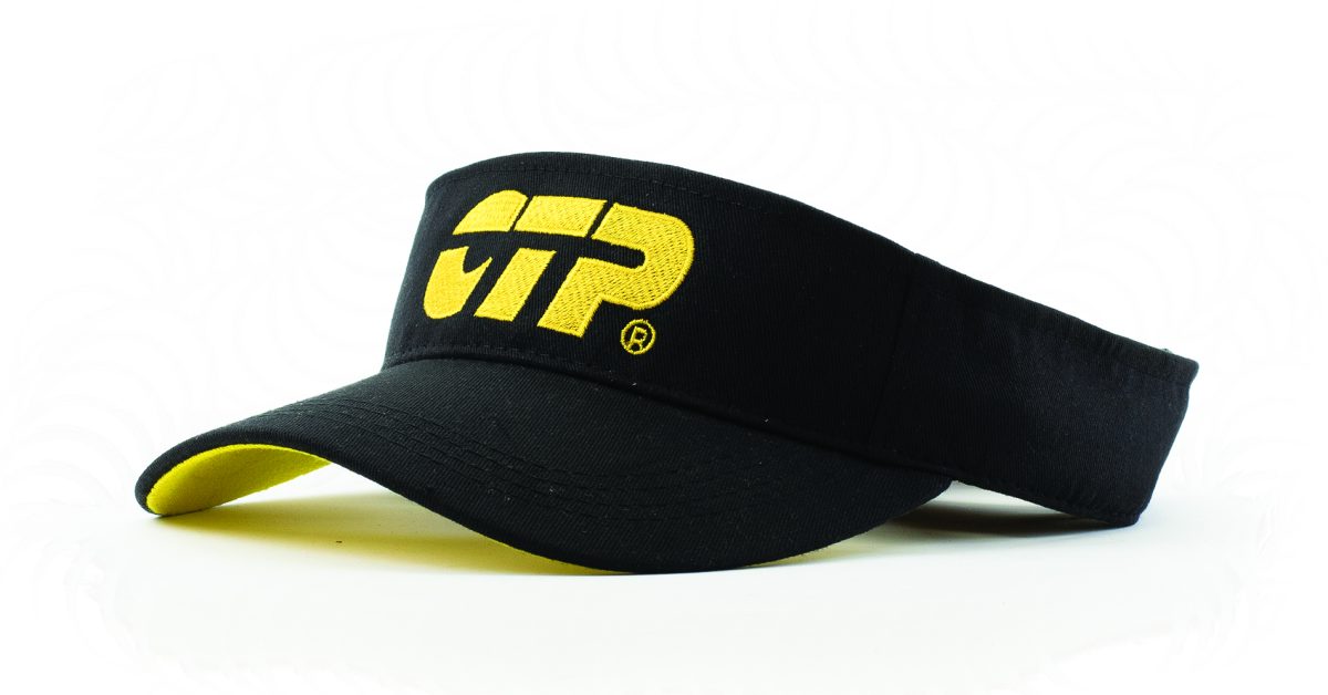 Black Visor With Yellow CTP Logo CTP Store